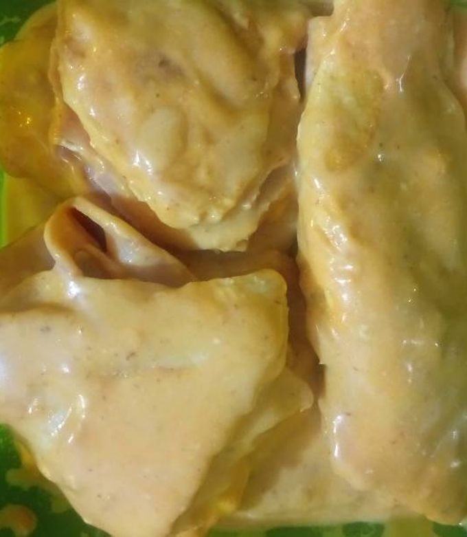 Una foto de Pechugas rellenas en crema con chipotle