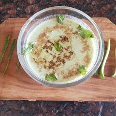 A picture of Mint cucumber raita.