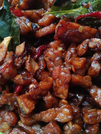 Langkah Mudah untuk Membuat Resep Kering tempe "basah" pedas manis yang Sempurna Anti Ribet, Mantap