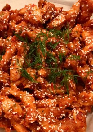 A picture of Dragon Chicken #CookpadRamadan #RamadanSpecial.