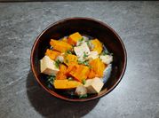 Hình ảnh của canh bí đỏ chay