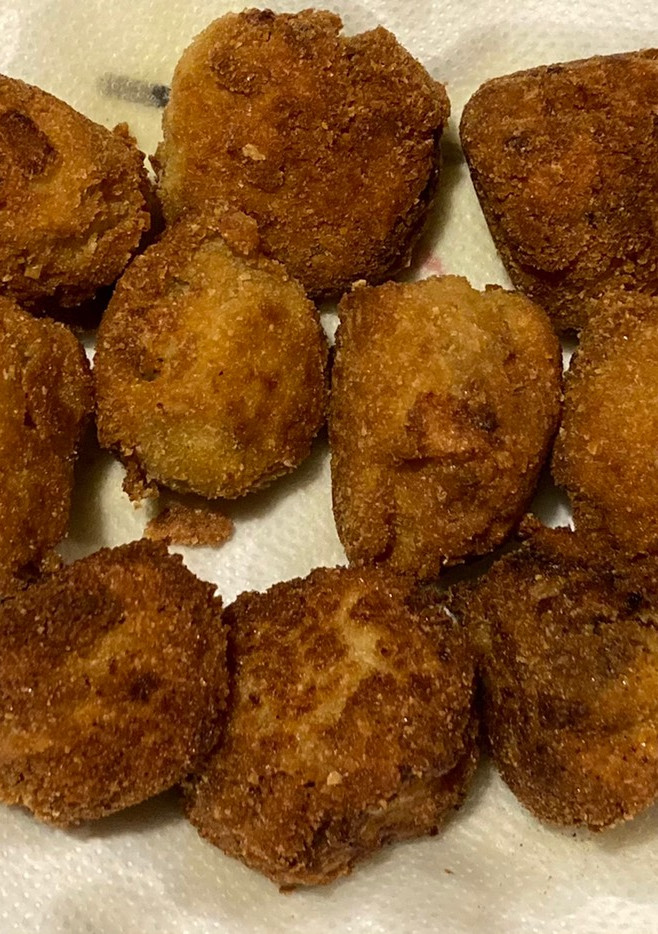 Una foto de Croquetas de setas de ostra y champiñones