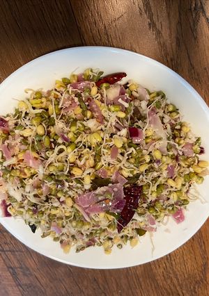 A picture of Protein Packed Sprouts.