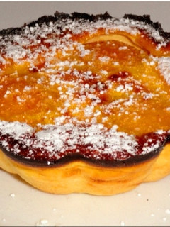 Una foto de Clafoutis de melocotón