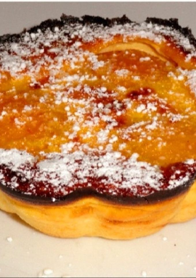Una foto de Clafoutis de melocotón