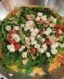 'Pizza' Trứng Rau Củ