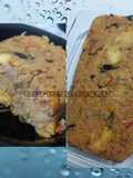 Arroz horneado con mix de sobrantes [ Queda tipo pan de carne ]
