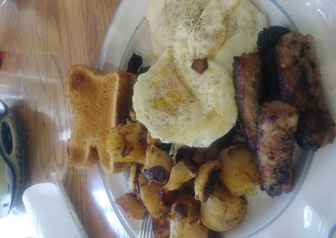 Roasted breakfast potatoes