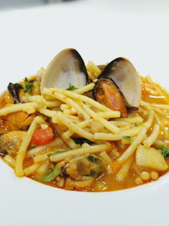 Una foto de Sopa de marisco