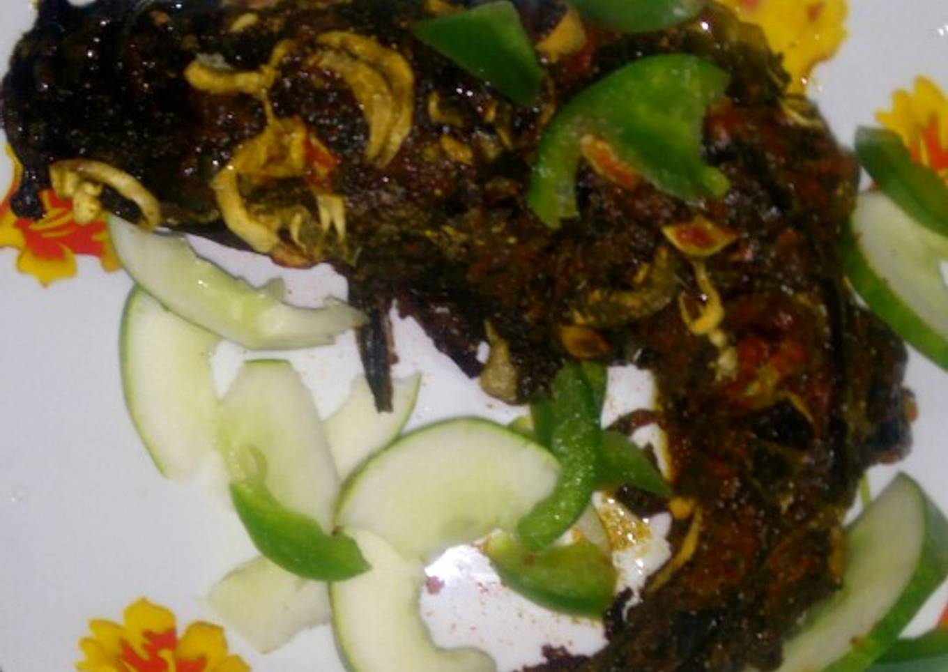 Roasted cat fish