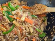 A picture of oyster fried mushrooms