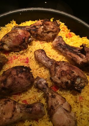 صورة لوصفة رز مع الدجاج