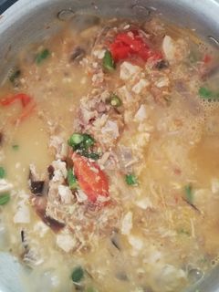 Foto resep Sayur oblok oblok jantung pisang, tahu, tempe, teri, kacang panjang