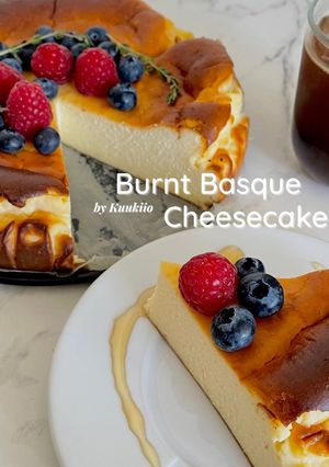 Foto resep [Eps. 61] Burnt Basque Cheesecake 🧀 🍰