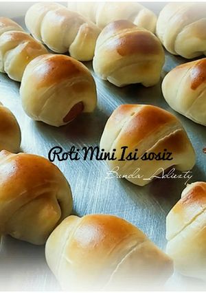 Foto resep Roti Mini Isi Sosiz (tanpa telur)