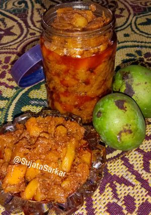 আমের টক ঝাল মিষ্টি আচার(amer tok jhal misti achar recipe in bengali) রেসিপির প্রধান ছবি