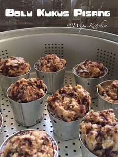 Foto resep Bolu Kukus Pisang (no telur, no mixer)
