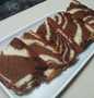 Resep Zebra Cake Putih Telur Ekonomis