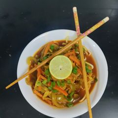 A picture of Nepali Soup Thupka.