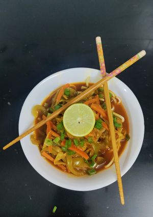 A picture of Nepali Soup Thupka.