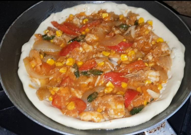 Resep Pizza Homemade tanpa oven ala chef riza😂