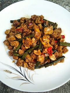 Foto resep Oseng" tahu, tempe, n kacang panjang