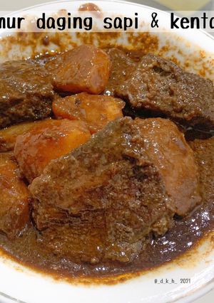 Foto resep Semur daging sapi & kentang