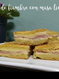 Una foto de Torta de fiambre con masa licuada