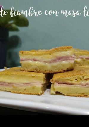 Una foto de Torta de fiambre con masa licuada