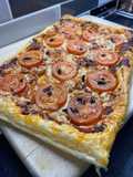 ‘Nduja pastry with Black Garlic drizzle