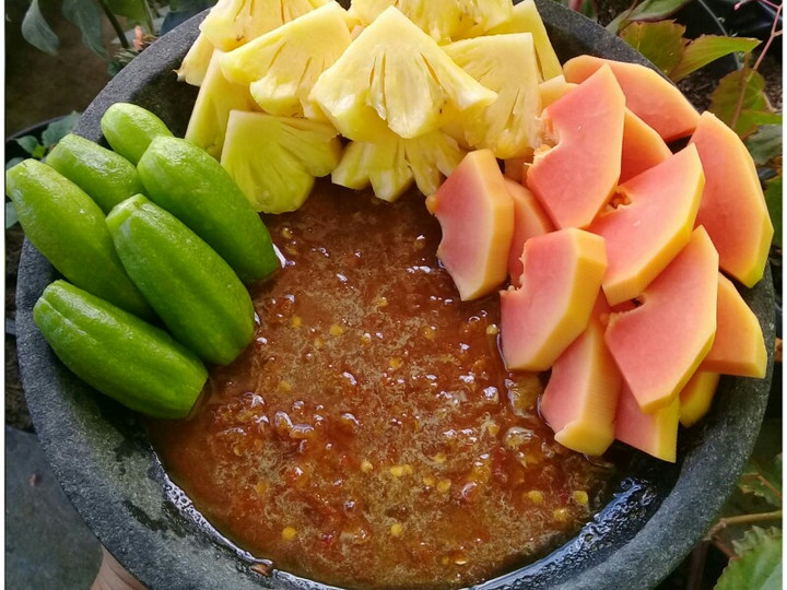 Resep Rujak buah Anti Gagal