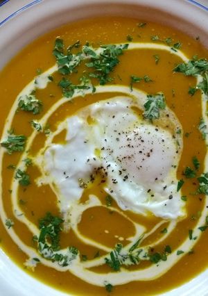 Una foto de Crema de Zapallo