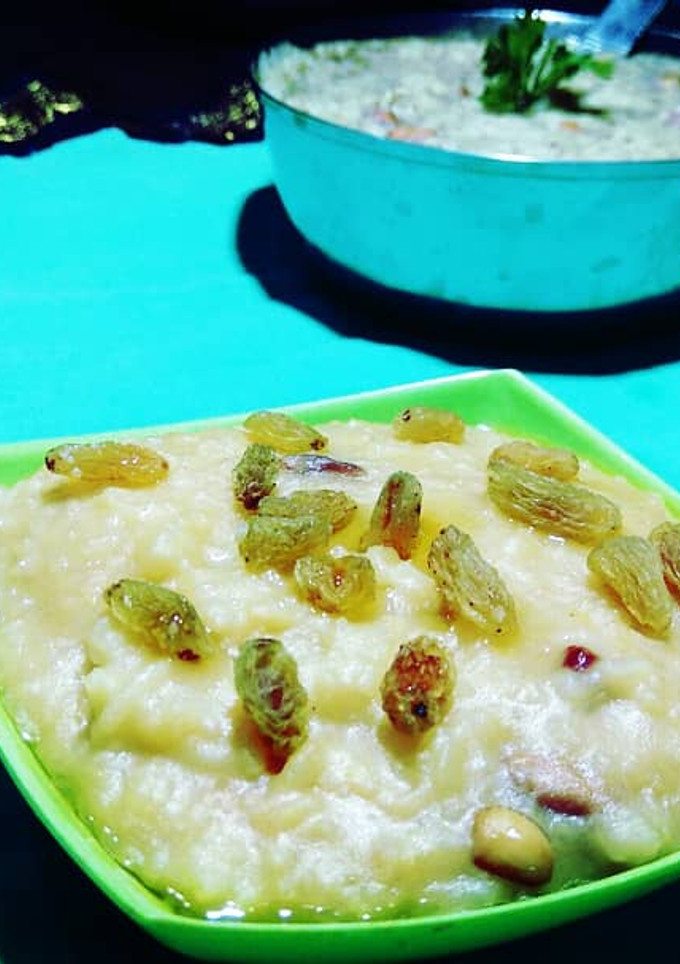 வரகரிசி வெண்பொங்கல் மற்றும் சக்கரை பொங்கல் செய்முறை முக்கிய புகைப்படம்