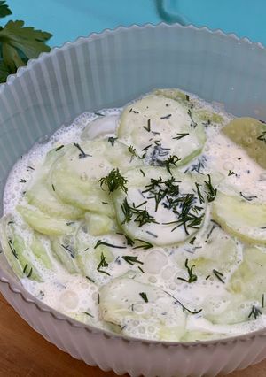 Gurkensalat 🥒 Rezepthauptbild