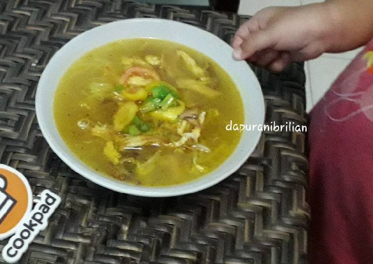 Soto ayam mantul anti gagal