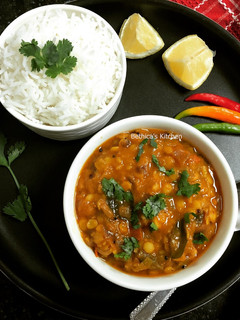 A picture of Spring Onion Dal.