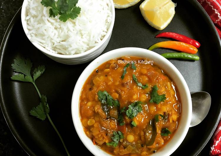 Quick and Easy Spring Onion Dal