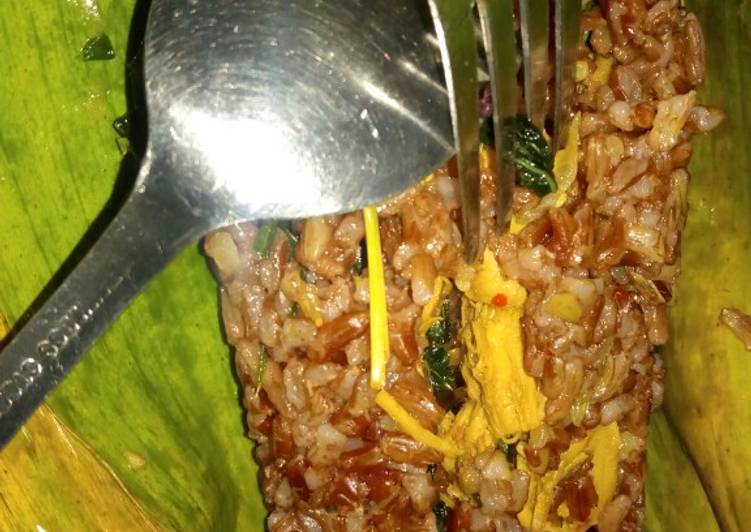 Resep Nasi merah bakar yang Menggugah Selera