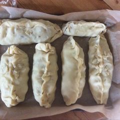 A picture of Just made some Cornish pasties. Delicious!.