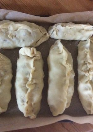 A picture of Just made some Cornish pasties. Delicious!.