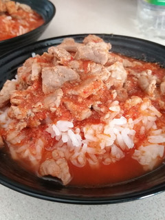 Una foto de Bistec de res en salsa roja