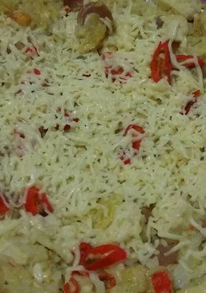 Foto resep Pizza Nasi Tofu
