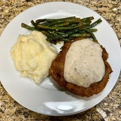 A picture of Chicken Fried Deer Steak.