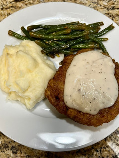 A picture of Chicken Fried Deer Steak.