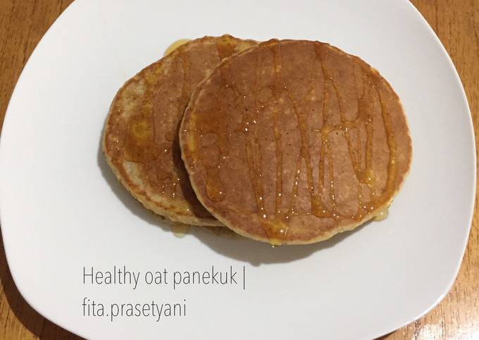 Healthy oat panekuk/pancake