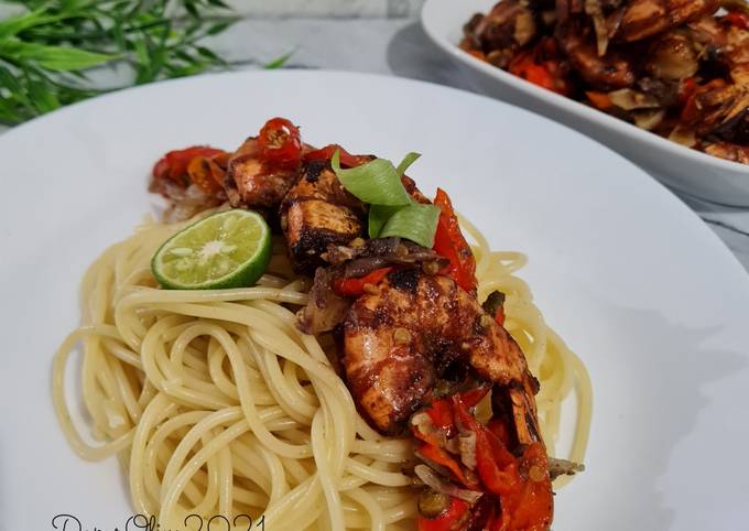 Panduan Membuat Resep Spaghetti Udang Sambal Embe