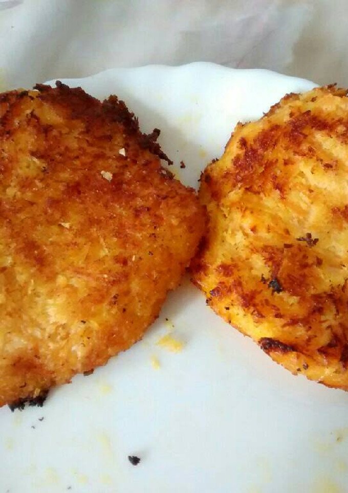 Una foto de Tortitas de coco y zanahoria