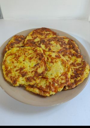 Фото Кабачкові оладки з сиром в духовці.
