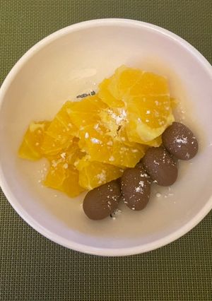 Une photo de Orange aux chocolat