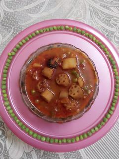 ढेंस मटर आलू की सब्जी (Dhens matar aloo ki sabzi recipe in hindi) रेसिपी मुख्य फोटो